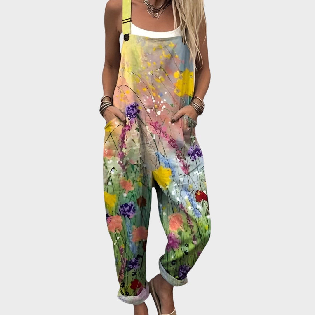 Martina - Ležeran cvjetni kombinezon za svaki dan