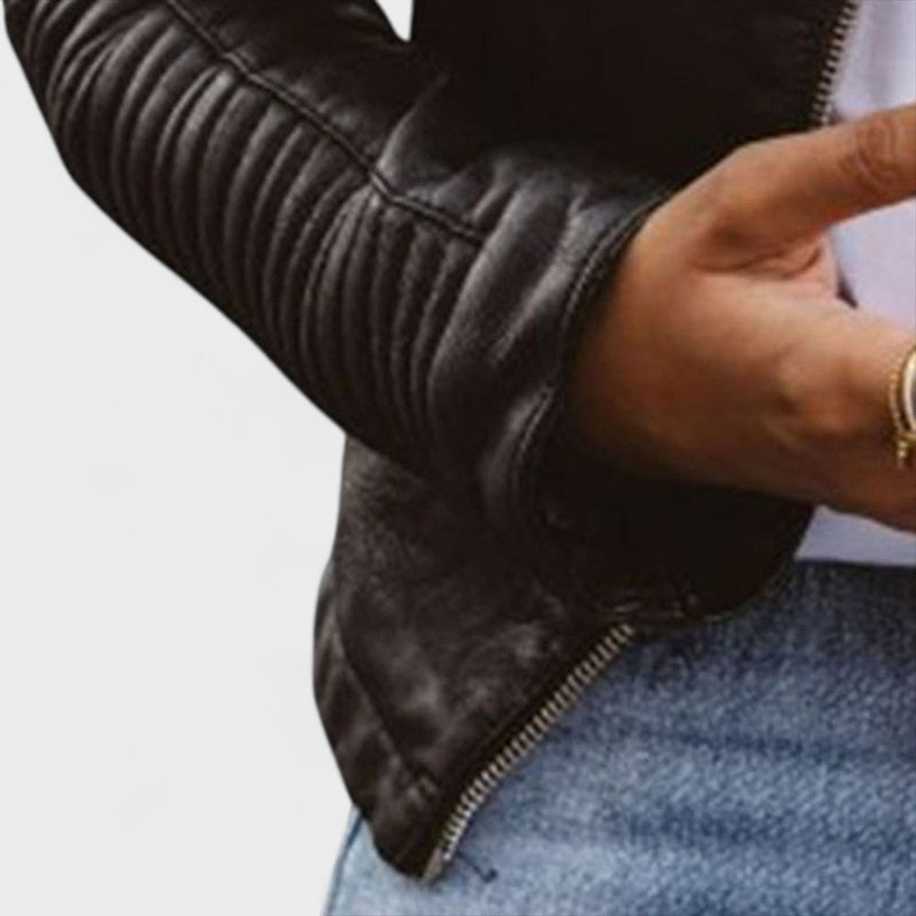 Klara - Elegantna kožna jakna