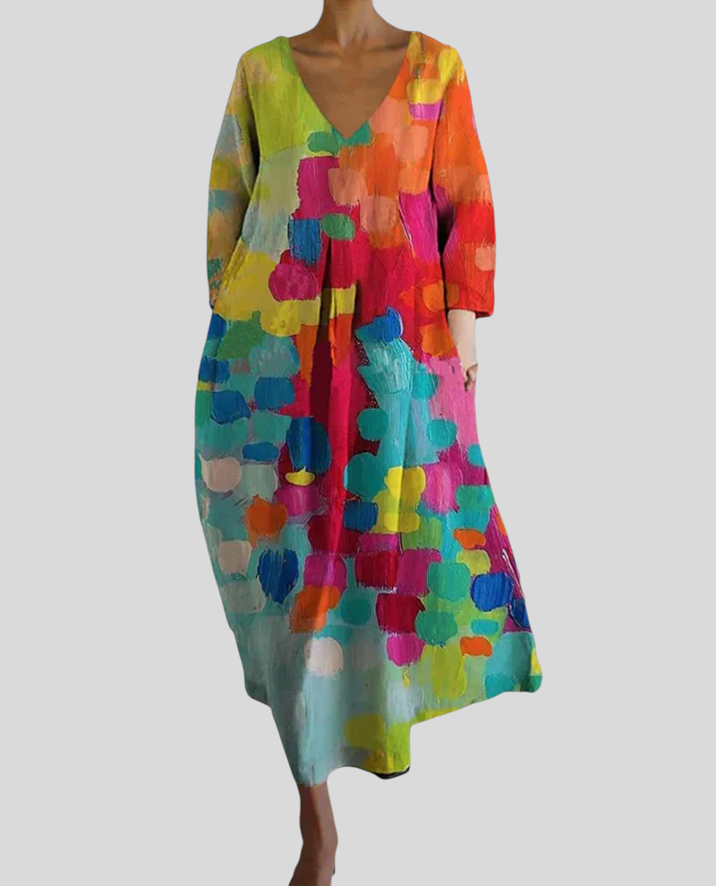 Jelena - Šarena haljina s printom