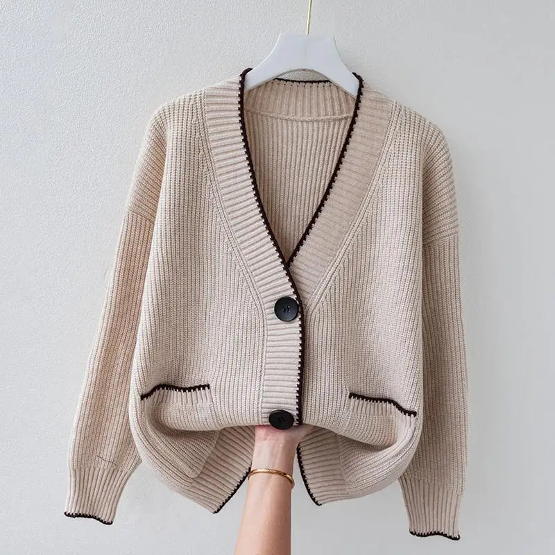 Stylish Oversized Pletena Prsluk