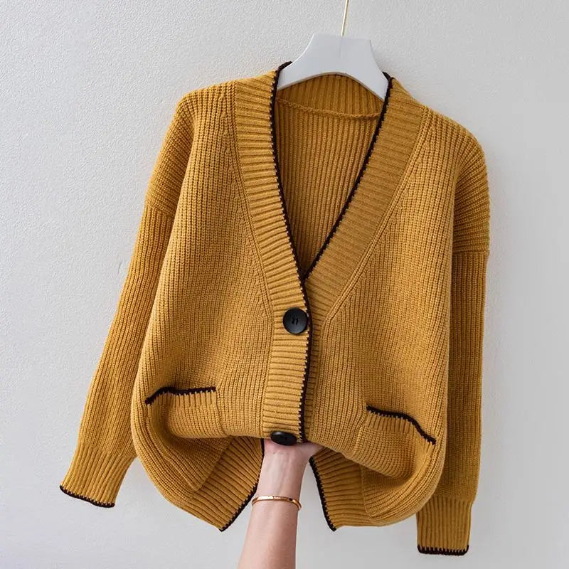 Stylish Oversized Pletena Prsluk