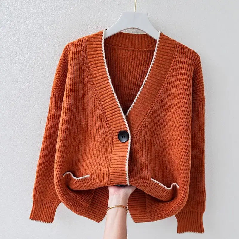 Stylish Oversized Pletena Prsluk