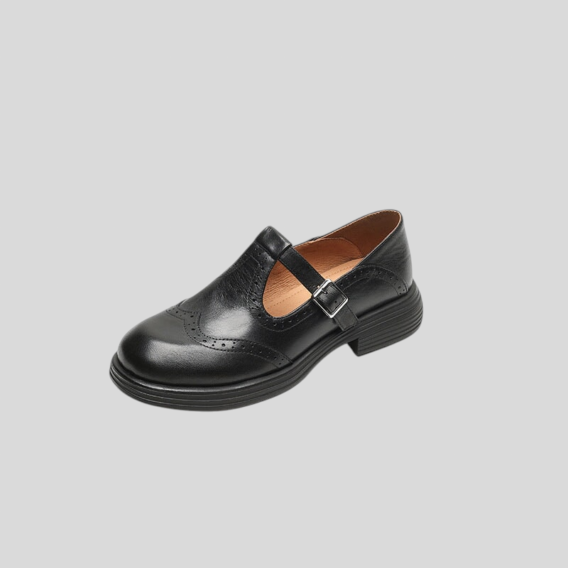 Velda - Elegantne Mary Jane Cipele Od Kože