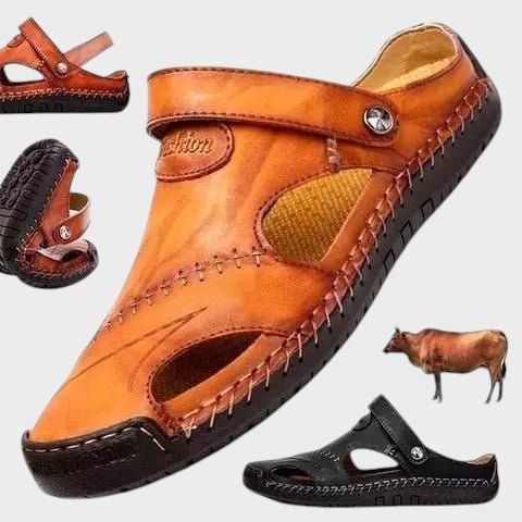 Lars - Premium Ortopædiske Lædersandaler